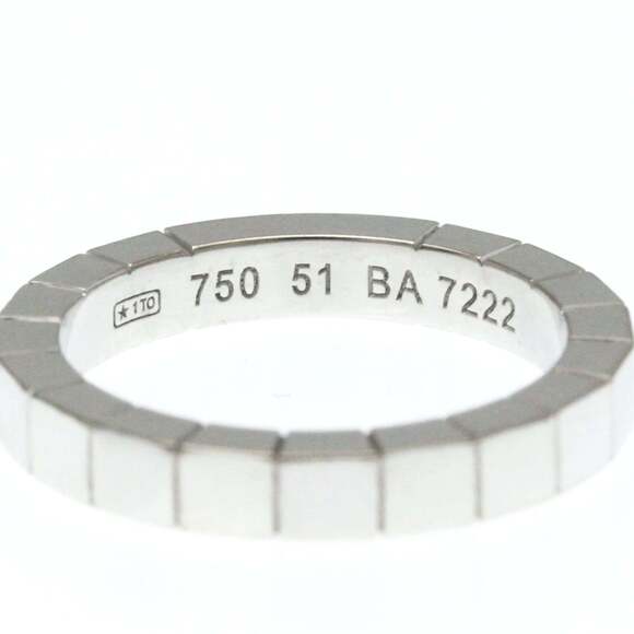 Cartier Lanieres White Gold (18K) Fashion No Stone Band Ring Silver - Picture 5 of 9